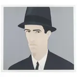 Self-Portrait (Passing)' aus 'Alex and Ada, the 1960's to the 1980's by Alex Katz, 1990, color screenprint, sold Dec 2023