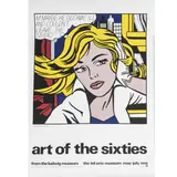 Ausstellungsplakat 'art of the sixties' Ludwig Museum/Tel Aviv Museum by Roy Lichtenstein, 1979, color screenprint, sold Dec 2023