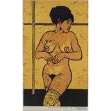 Nach dem Sonnenbad by (Ludwig) Wigg Scharl, 1973, pencil, sold Dec 2023