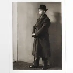 Juniorchef by August Sander, 1924, gelatin silver print, sold Jun 2023