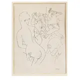 Blatt aus Alfred Richard Meyers 'Munkepunke Dionysos by George Grosz, 1921, lithograph, sold Jun 2023