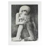 Kopffüßler mit einer Wunde by Horst Antes, 1970, lithograph, sold Jun 2023