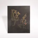 Ohne Titel (Relief en bronze VII) by Max Ernst, 1970, bronze, sold Jun 2023