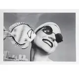 Fish Kiss by Yuri Dojc, 1991, pigment print, sold Jun 2023
