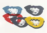 I Love Your Kiss Forever Forever by Andy Warhol, 1964, color screenprint, sold Jun 2023