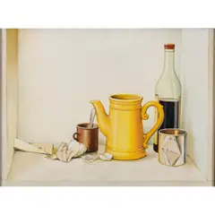 Stillleben by Josta Stapper, 1972, oil on canvas, sold Jun 2023