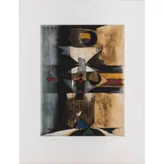 Fleur du désert', 'Alpha', 'Phoenix by Tuvia Beeri, 1969, etching, sold Nov 2022