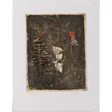 Crépuscule d'octobre by Johnny Friedlaender, 1959, etching, sold Nov 2022