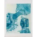 Temps qui passe by Shōichi Hasegawa, 1971, etching, sold Nov 2022