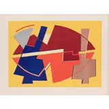 Composition L.1 by Alberto Magnelli, 1958, lithograph, sold Nov 2022