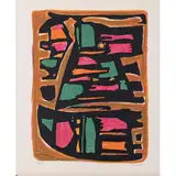 Automnal' und zwei Andrucke von 'L'Offrande by Alfred Manessier, 1955, lithograph, sold Nov 2022