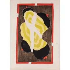 Asseinblages by Rossini Perez, 1971, etching, sold Nov 2022