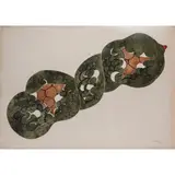 Le Serpent vert by Rossini Perez, 1971, etching, sold Nov 2022