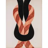 Noeud by Rossini Perez, 1969, etching, sold Nov 2022