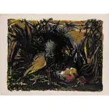 Coqs au combat by Édouard Pignon, 1959, lithograph, sold Nov 2022
