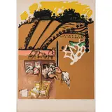 Repiquage de jasmin by Édouard Pignon, 1955, lithograph, sold Nov 2022