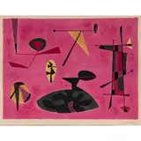 Le Voyageur by Gustave Singier, 1954, lithograph, sold Nov 2022