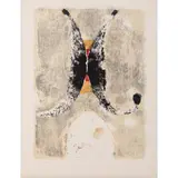 Naissance'/'La femme by Kumi Sugai, 1957, lithograph, sold Nov 2022