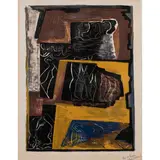 Le Rêve' mit zugehörigem Andruck und 'Les Messagers du Jour by Ossip Zadkine, 1955, lithograph, sold Nov 2022