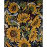 Sonnenblumen by Andrew Hart Adler, 1997, oil on canvas, sold Nov 2022