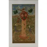 Das Krautkleid' und 'Morgenrot, Morgengrau by Arik Brauer, 1972, pencil, sold Nov 2022