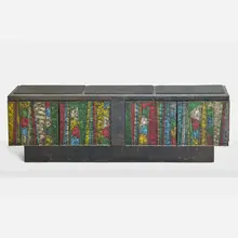 Deep Relief Cabinet by Paul Evans, sold Jan 2017