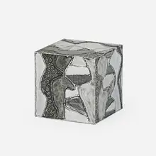 Argente Cube Side Table by Paul Evans, sold Jan 2017