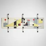 Untitled by Sandu Darie, paint on wood, sold Jan 2023