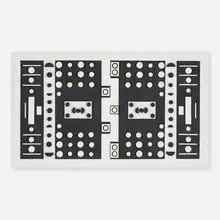 Untitled by Loló Soldevilla, painted wood construction, sold Jan 2023