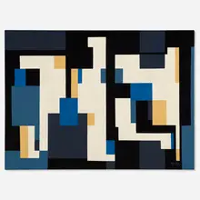 Formas Concretas by José Mijares, 1959, oil on canvas, sold Jan 2023