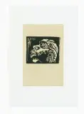 Maske by Max Pechstein, 1918, woodcut, offered Jun 2026