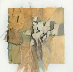 Ablösung by Werner Eberli, 1995, mixed media, offered Jun 2026
