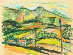 Berglandschaft by Carl Walter Liner, 1959, oil, offered Jun 2026