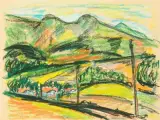 Berglandschaft by Carl Walter Liner, 1959, oil, offered Jun 2026