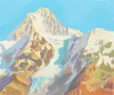 Bietschhorn, Wallis by Albert Nyfeler, 1931, oil on canvas, sold Jun 2026