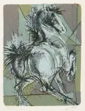 Pferd by Hans Erni, 1962, color lithograph, sold Jun 2026
