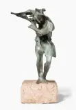 Der Flötenspieler by Hanspeter Christen, 2004, bronze, sold Jun 2026