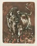Stier by Hans Erni, 1959, color lithograph, sold Jun 2026