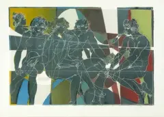 Seminar by Hans Erni, 1972, color lithograph, sold Jun 2026