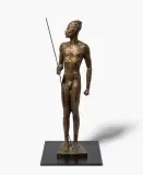 Männlicher Akt mit Speer by Hermann Haller, bronze, sold Jun 2026