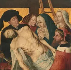Die Kreuzabnahme by Südniederlande, frühes 16.Jh., oil, sold Mar 2026