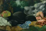 Femme couchée, robe noire by Roger Bissière, 1923, oil on canvas, sold Mar 2026