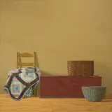 Autumn by Stephen Neil Lorber, 1982, oil on canvas, sold Mar 2026