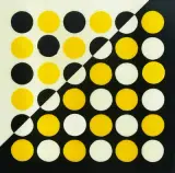 Not Just Polka Dots by Lenore Diamond Robins, 2011, acrylic, sold Mar 2026