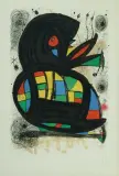 Miro by Joan Miró, 1979, color lithograph, sold Mar 2026