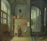 Nachfolger d by Hendrik van Steenwijck II, oil on panel, offered Mar 2026