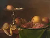 Nachfolger Stillleben mit Meeresfrüchten und Zitronen by Jan Davidsz. de Heem, oil on panel, sold Mar 2026