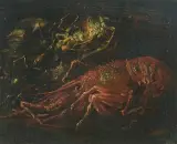 zugeschrieben Stillleben mit Languste, Krebs und Muschel by Felice Boselli, oil on canvas, sold Mar 2026