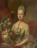 zugeschrieben Portrait von Valerie Thurneysen im Alter von 19 Jahren by Johann Michael Baader, oil on canvas, sold Mar 2026