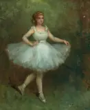 Ballerina by Paul Désiré Trouillebert, oil on canvas, sold Mar 2026